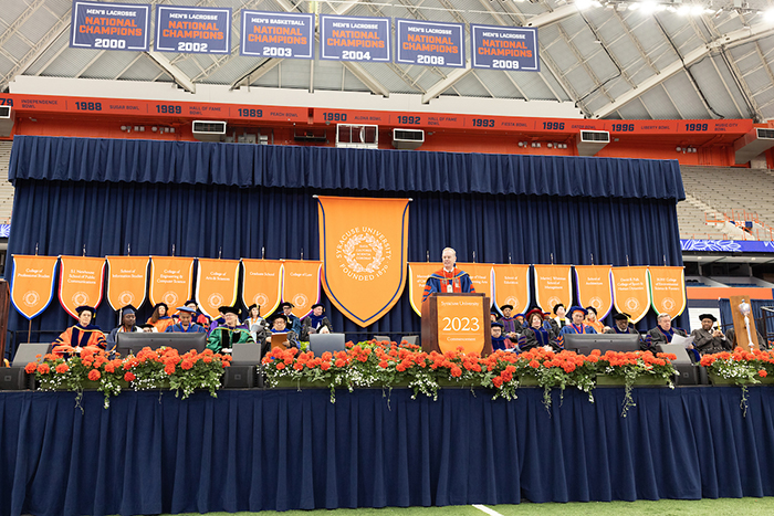 Syracuse University’s 2023 Commencement Stage Party